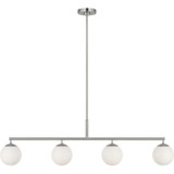 Nube 4 Light Linear Chandelier 12.63 Inch Tall X 48 Inch Wide by Generation - GLC1814