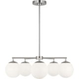 Nube 5 Light Chandelier 26 Inch Wide by Generation - GLC1795