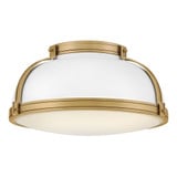 Barton 12W 3 LED Flush Mount 9.25 Inch Tall and 18 Inch Wide by Hinkley - 46353