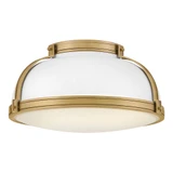 Barton 12W 3 LED Flush Mount 9.25 Inch Tall and 18 Inch Wide by Hinkley - 46353