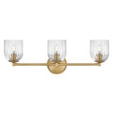Ava 5W 3 LED Bath Vanity 8 Inch Tall and 24 Inch Wide by Hinkley - 57473