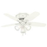 Builder 42 Inch Low Profile Ceiling Fan with LED Light Kit by Hunter Fans - 1000087