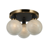 Gem 3 Light 14.5 Inch Wide Semi Flush Mount by Artcraft - AC11873