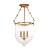 Hampton 3 Light 12 Inch Wide Flush Mount by Hudson Valley - 253-C1