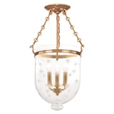 Hampton 3 Light 12 Inch Wide Metal Flush Mount by Hudson Valley - 253-C3