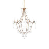 Elizabeth 6 Light Oversized Chandelier by Currey Company - 904E