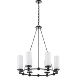 Lee Boulevard 6 Light Large Chandelier by Quorum 667-6 - 667-6