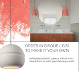 Radiance 1 Light Mini Rectangular Pendant with Rigid Stem by Justice Design - CER-6210-RIGID