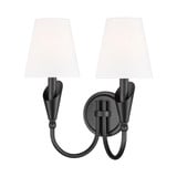 Claudelle 2 Light Wall Sconce 14.5 Inch Tall and 13.75 Inch Wide by Z Lite - 4014-2S