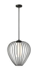 Beech Tree Side 1 Light Large Pendant 19.5 Inch Tall by Bailey Street Home - 159-BEL-1325490
