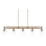 Mid Century 5 Light Oversized Island Pendant by Capital - 821151