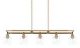 Mid Century 5 Light Oversized Island Pendant by Capital - 821151