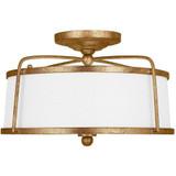 Stonington 2 Light 14 Inch Wide Semi Flush Mount by Visual Comfort Studio - CF1102