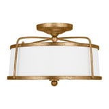 Stonington 2 Light 14 Inch Wide Semi Flush Mount by Visual Comfort Studio - CF1102