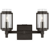 Flynn 2 Light Vanity Light 13.25 Inch Wide by Visual Comfort Studio - LV1012