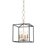 Richie 4 Light Medium Pendant by Hudson Valley - BKO150