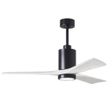 Patricia 3 3 Blade Ceiling Fan with Light Kit 52 Inch Wide by Matthews Fans - PA3-52