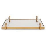 Deki 23.75 Inch Mirrored Tray by Uttermost - 18082