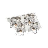Shea 4 Light 11 Inch Wide Flush Mount by Mitzi - H410504