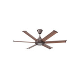 Bison 6 Blade Ceiling Fan With Light Kit 60 Inch Wide by Big Ass Fans - BS1-60-03