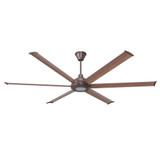 Bison 6 Blade Ceiling Fan With Light Kit 84 Inch Wide by Big Ass Fans - BS1-84-03