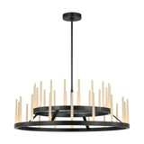 Sagrada 75W 36 LED 2 Tier Chandelier 36 Inch Wide by Visual Comfort Modern - SLCH81022