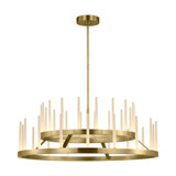 Sagrada 75W 36 LED 2 Tier Chandelier 36 Inch Wide by Visual Comfort Modern - SLCH81022
