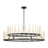 Sagrada 35.2W 64 LED 2Tier Chandelier 60 Inch Wide by Visual Comfort Modern - SLCH81222