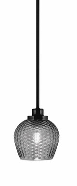 Odyssey 1 Light Stem Hung Mini Pendant 6.5 Inch and 6 Inch Wide by Toltec - 2601-46-0