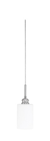 Edge 1 Light Mini Cord Hung Pendant 10.75 Inch Tall by Toltec - 1152-ES-310