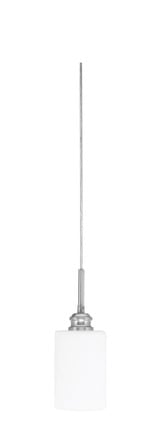 Edge 1 Light Mini Cord Hung Pendant 10.75 Inch Tall by Toltec - 1152-ES-310
