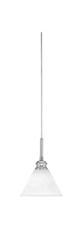 Edge 1 Light Small Cord Pendant 9.5 Inch Tall by Toltec - 1152-7-9.5