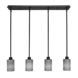 Edge 4 Light Stem Hung Linear Pendant by Toltec - 1156-ES-4062