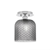 Edge 1 Light 9.5 Inch Length Semi Flush Mount by Toltec - 1160-7-9.5