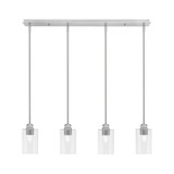 Edge 4 Light Linear Pendant 33 Inch Length by Toltec - 1156-4-925-33