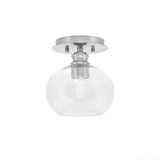 Edge 1 Light 7.75 Inch Length Semi Flush Mount by Toltec - 1160-7-7.75