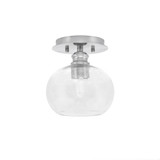 Edge 1 Light 7.75 Inch Length Semi Flush Mount by Toltec - 1160-7-7.75