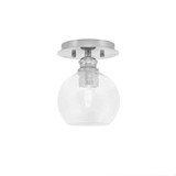 Edge 1 Light 6 Inch Wide Semi Flush Mount by Toltec - 1160-6-7.5