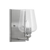 Edge 1 Light Steel Wall Sconce by Toltec - 1161-2161
