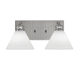 Edge 2 Light Vanity Light 16 Inch Length by Toltec - 1162-BN-302