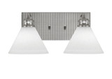 Edge 2 Light Vanity Light 16 Inch Length by Toltec - 1162-BN-302