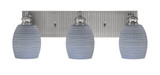 Edge 3 Light Vanity Light 23 Inch Length by Toltec - 1163-BN-4022