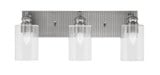 Edge 3 Light Vanity Light 8.5 Inch Tall by Toltec - 1163-ES-4061