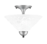 Any 2 Light 13.25 Inch Wide Semi Flush Mount by Toltec - 120-13251125