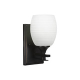 Uptowne 1 Light Matrix Glass Wall Sconce 9.5 Inch Tall by Toltec - 131-55-95-55