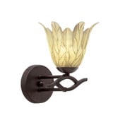 Revo 1 Light Steel Wall Sconce 8.25 Inch Tall by Toltec - 141-7-825-