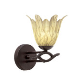 Revo 1 Light Steel Wall Sconce 8.25 Inch Tall by Toltec - 141-7-825-