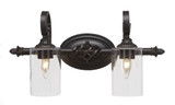 Elegante 2 Light Bath Bar 10.5 x Inches by Toltec  - 162--105-2075