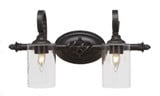 Elegante 2 Light Bath Bar 10.5 x Inches by Toltec  - 162--105-2075