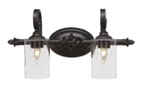 Elegante 2 Light Bath Bar 10.5 x Inches by Toltec  - 162--105-2075